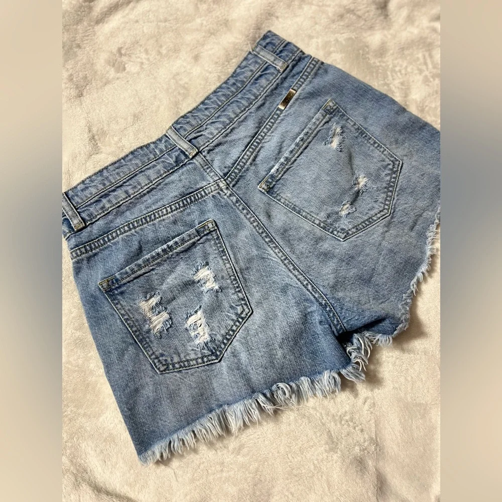 KANCAN - FARAH HIGH RISE MOM SHORTS sz 25 - Picture 11 of 13